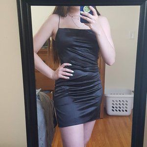 NWT Side Slit Satin Cami Dress